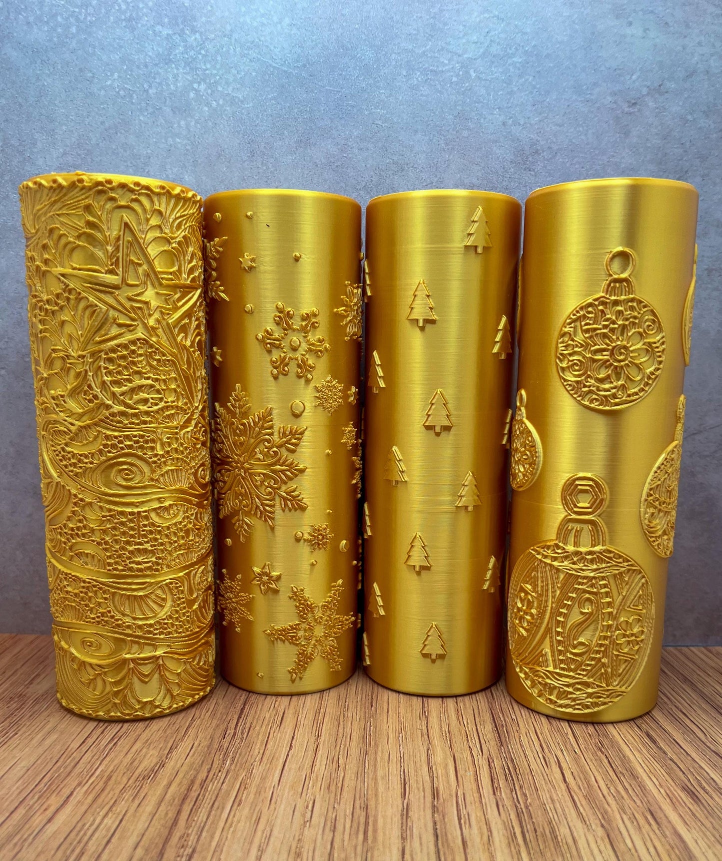 Christmas Pottery Texture Rollers