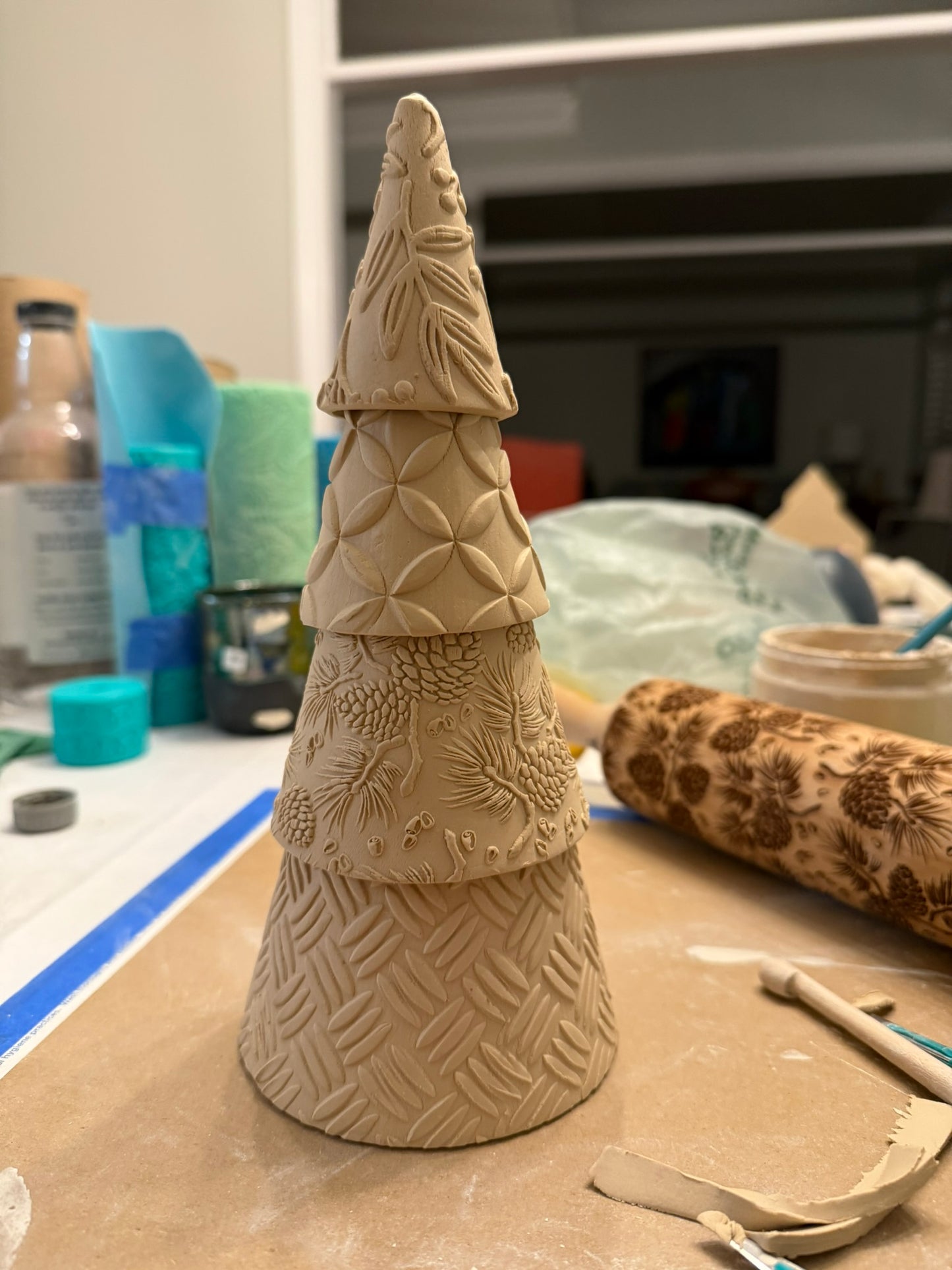 Christmas Tree Template Cutters 5pc. Set