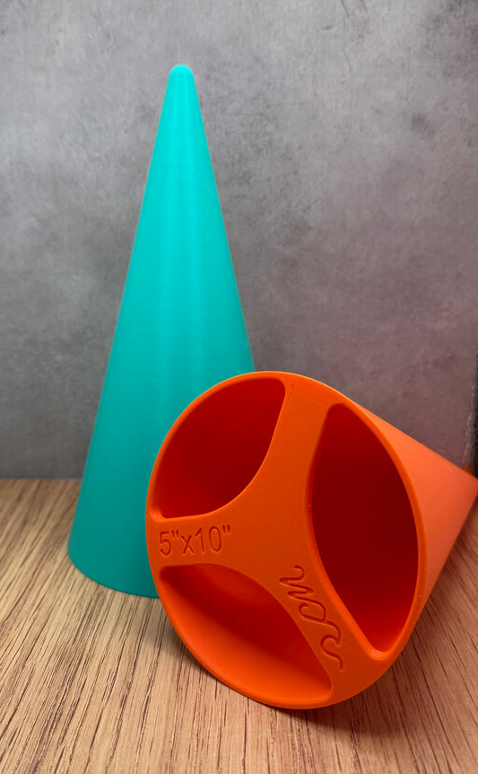 Pottery Cone Mold with Handle