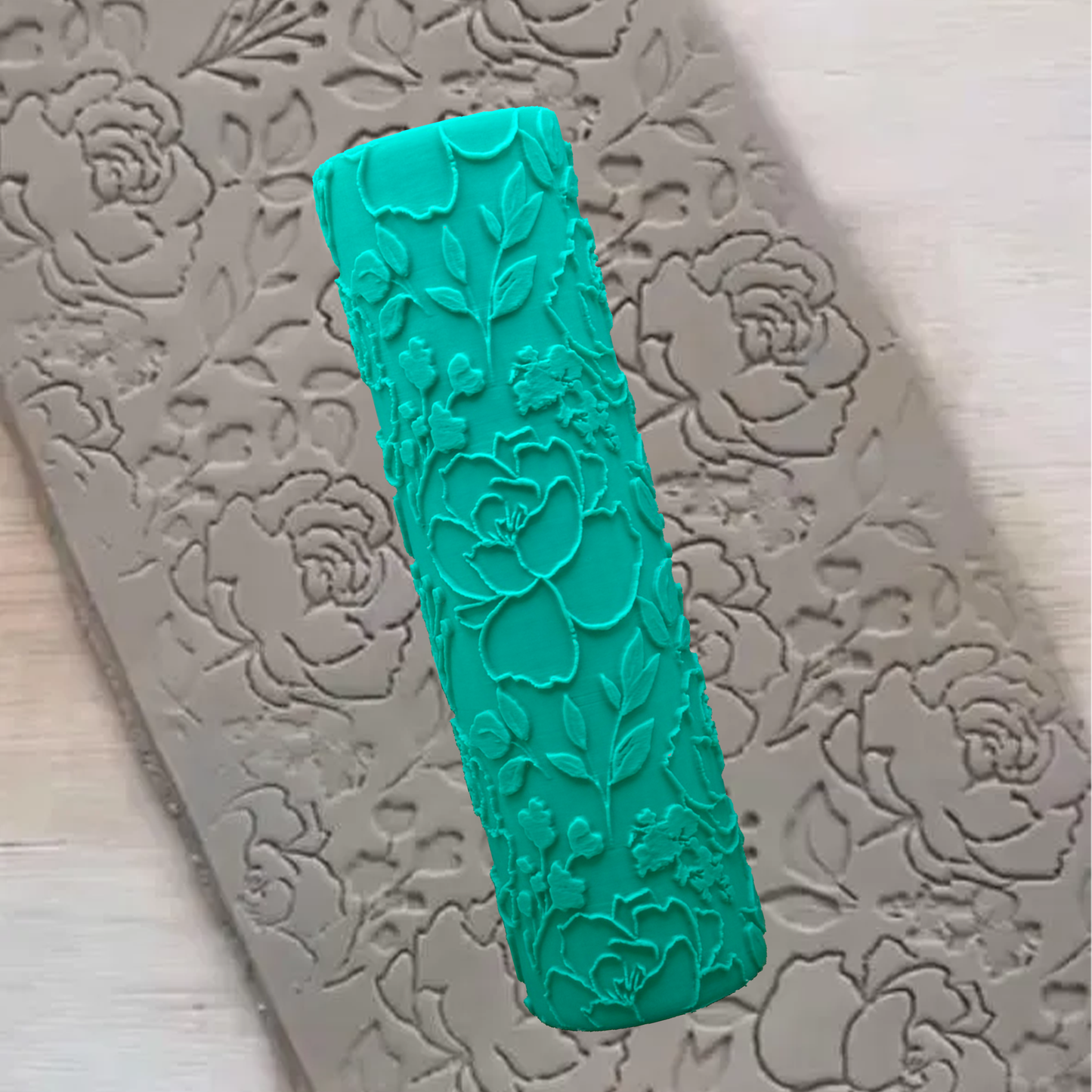 Floral Pottery Texture Roller