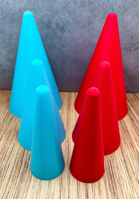 Pottery Mini Cone Mold set with Templates