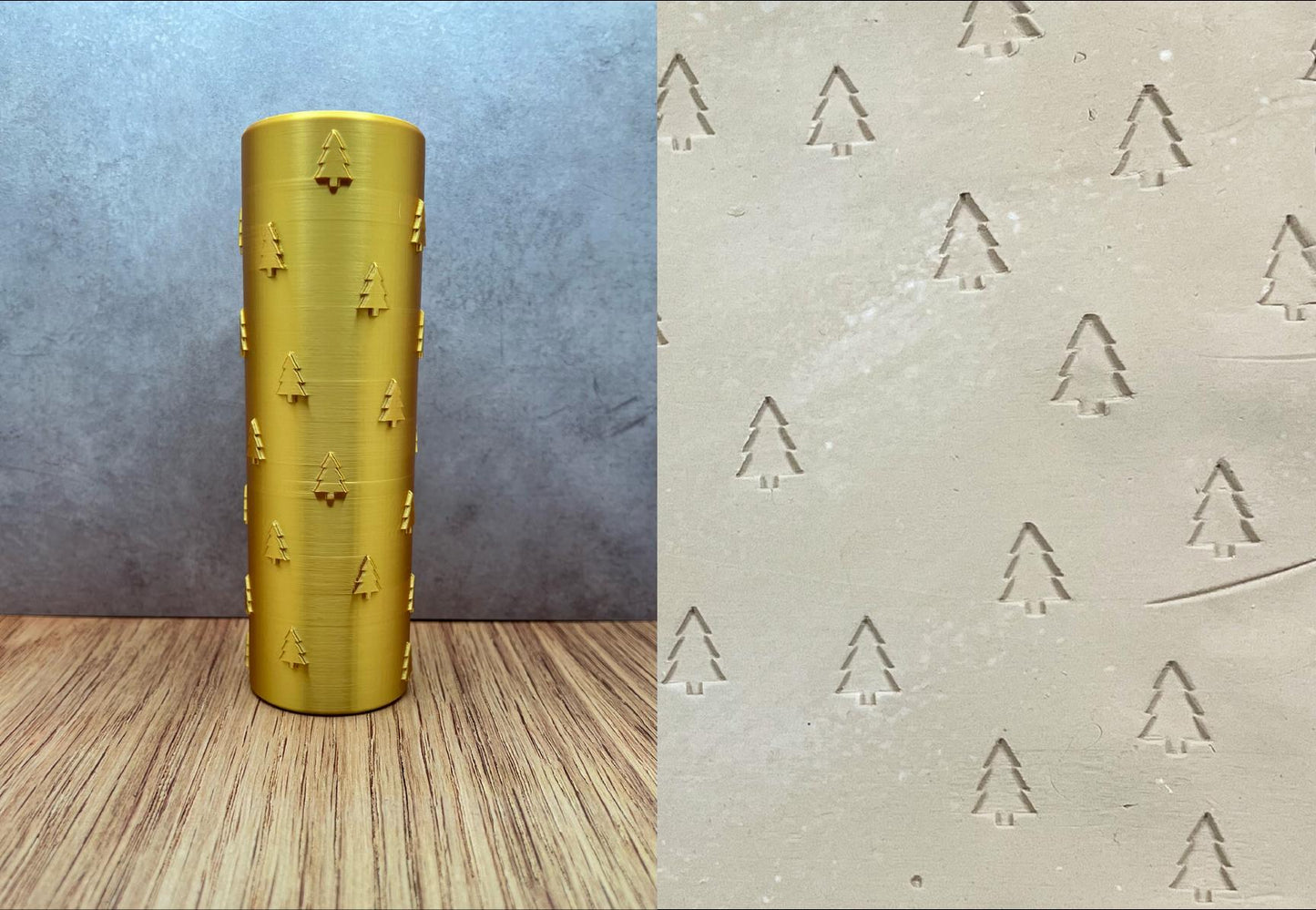 Christmas Pottery Texture Rollers