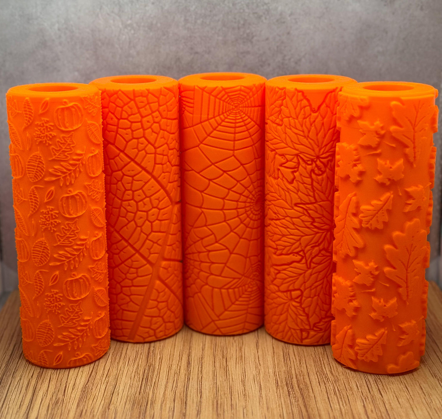 Autumn Texture Rollers | 3Demon | Pottery | Texture Roller