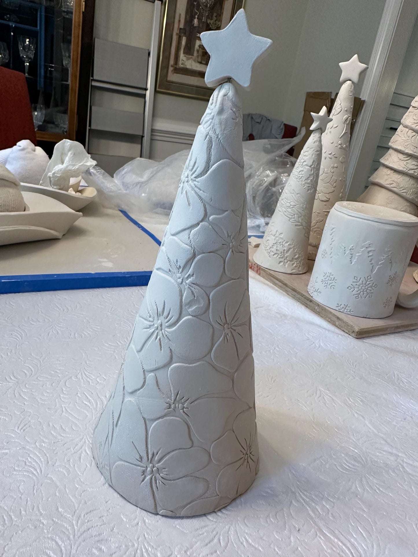 Pottery Cone Mold with Handle