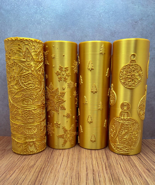 Christmas Pottery Texture Rollers
