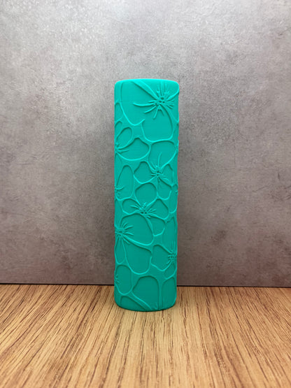 Poppy Flower Pottery Texture Roller