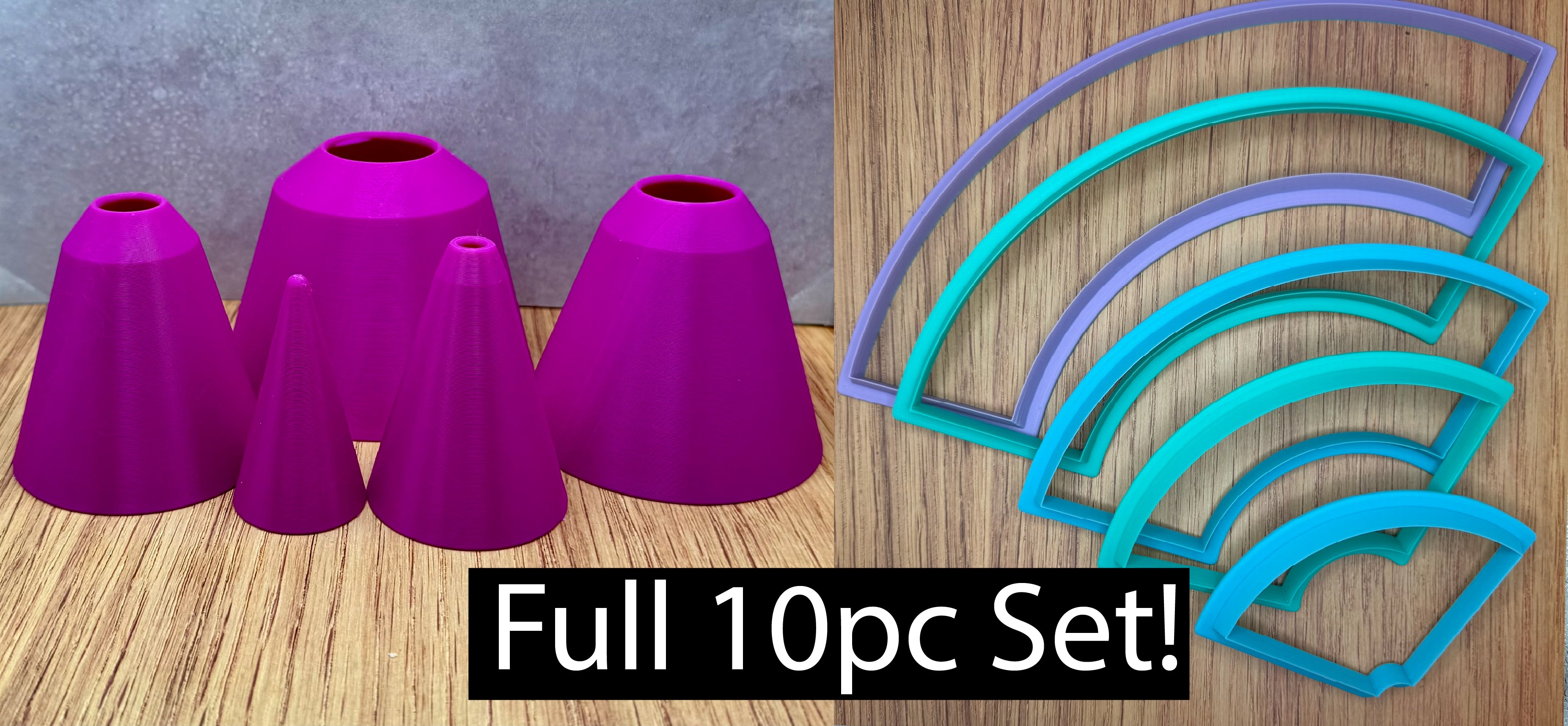 Tiered Christmas Tree 10pc Set – Waveshift 3D