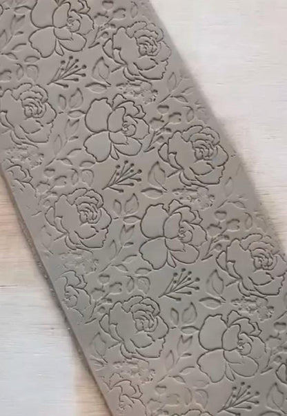 Floral Pottery Texture Roller