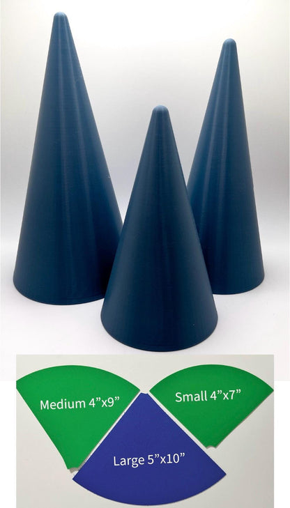 Pottery Cone Mold with Handle